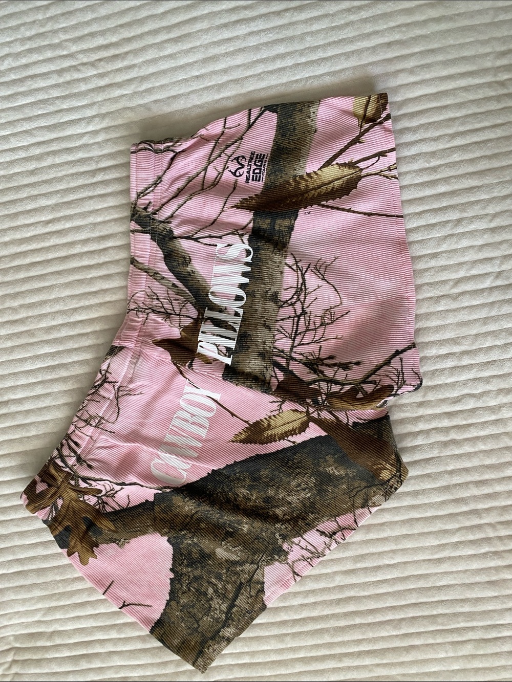 🌼 Cowboy Pillows Pink Camo Women's Lounge Shorts size Medium Cowgirl Shorts